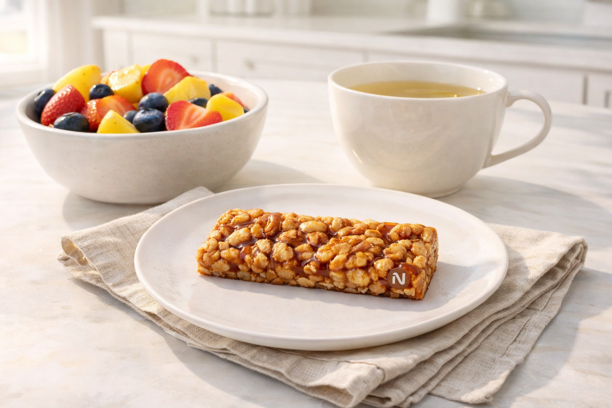 Maple Walnut Delight Bar — lifestyle