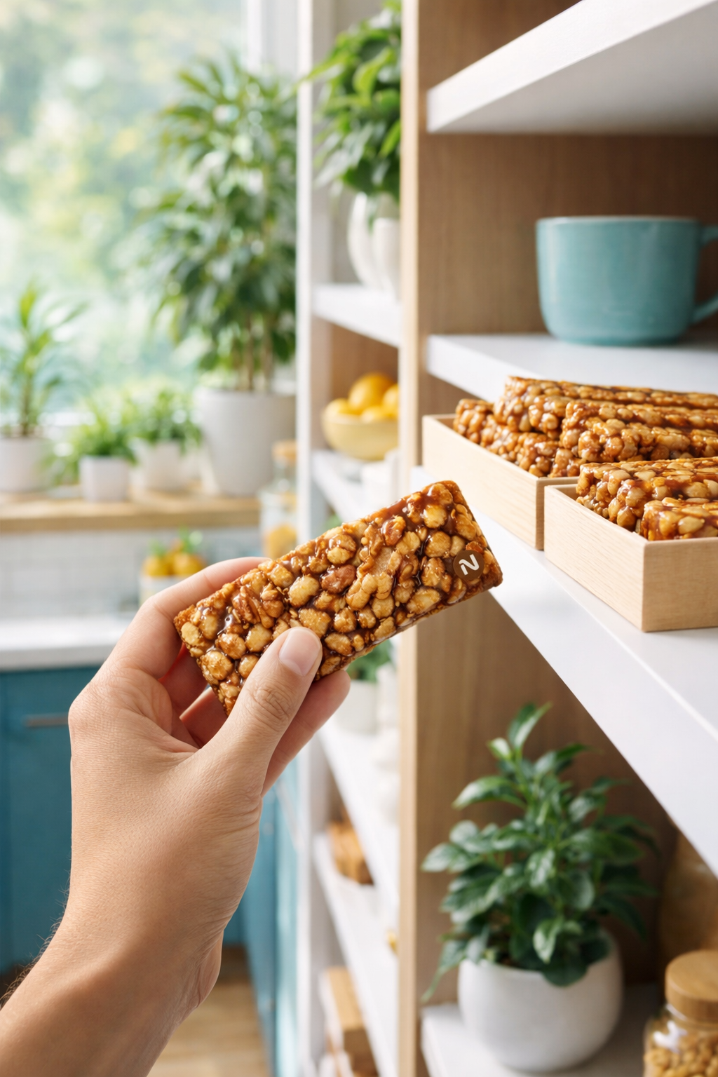 Maple Walnut Delight Bar — lifestyle