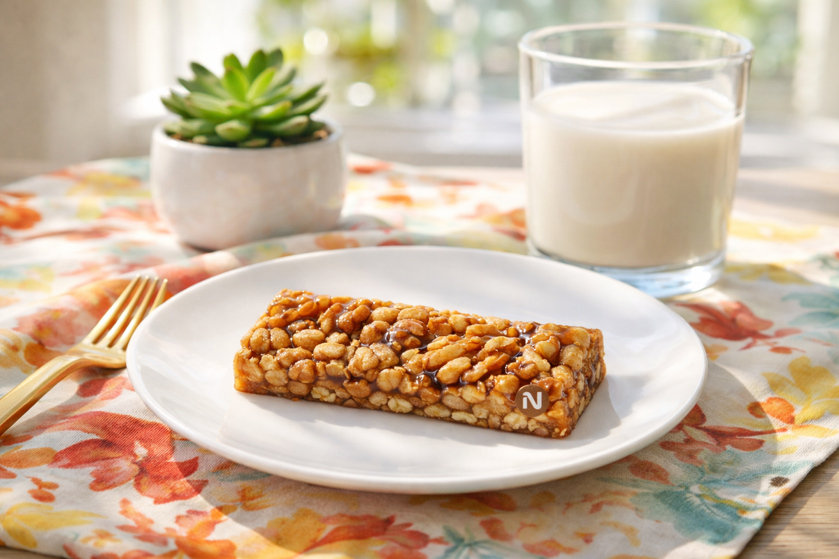 Maple Walnut Delight Bar — lifestyle