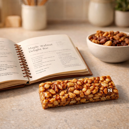 Maple Walnut Delight Bar — lifestyle