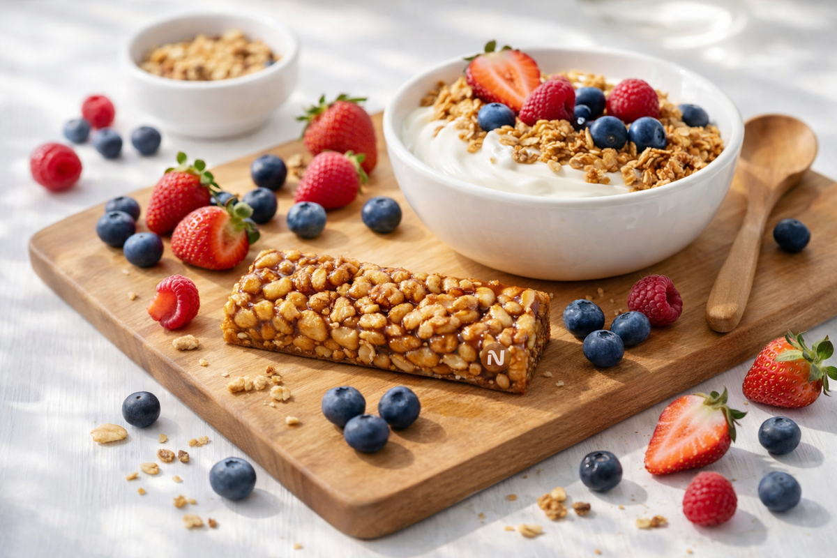 Maple Walnut Delight Bar — lifestyle