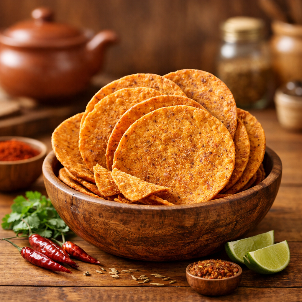 Masala Khakhra — in situ