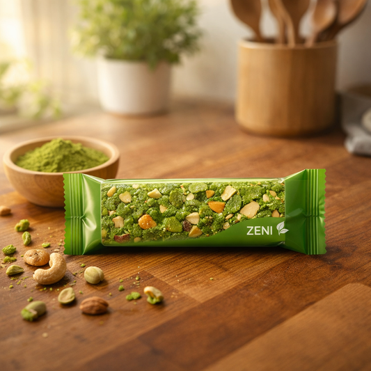Matcha Green Tea Energy Bar — lifestyle
