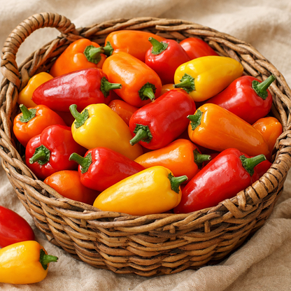 Mini Sweet Peppers Pack — display
