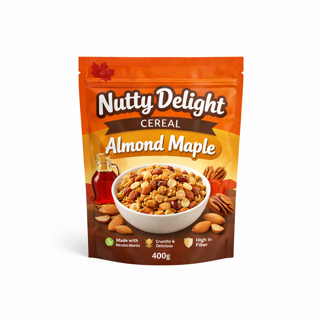 Nutty Delight Cereal - Almond Maple — 400g / 400g