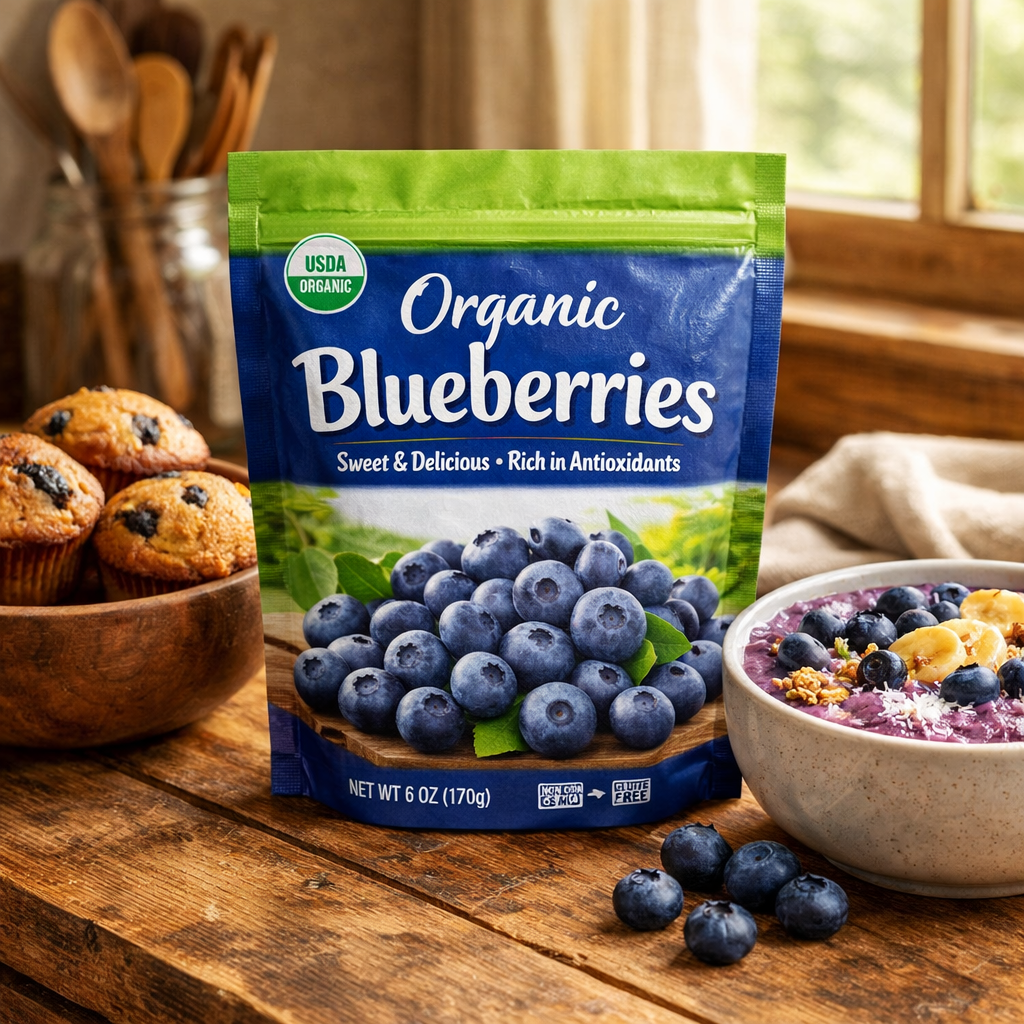 Organic Blueberries Pouch — in situ