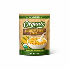 Organic Crunchy Corn Cereal — 250g / 250g
