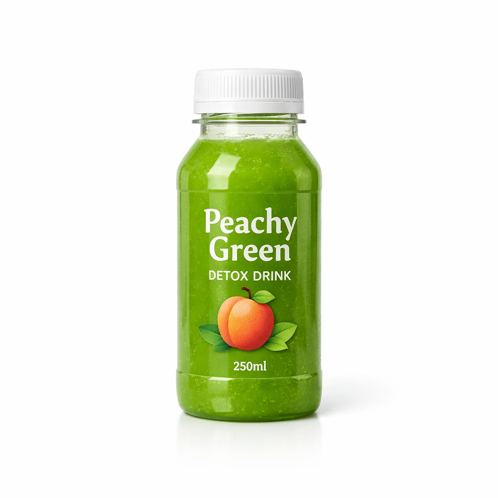 Peachy Green Detox Drink — 250ml