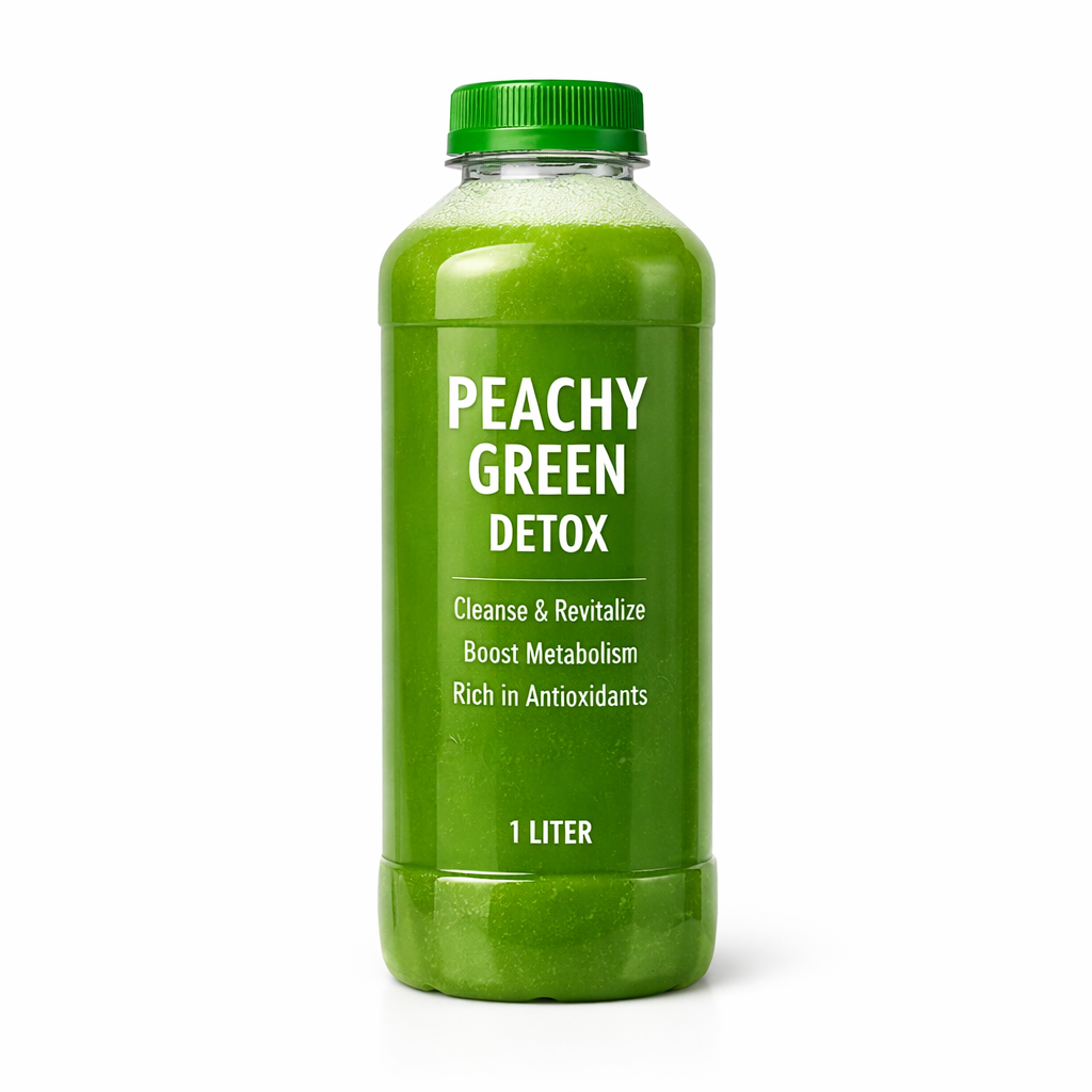 Peachy Green Detox Drink — 1L