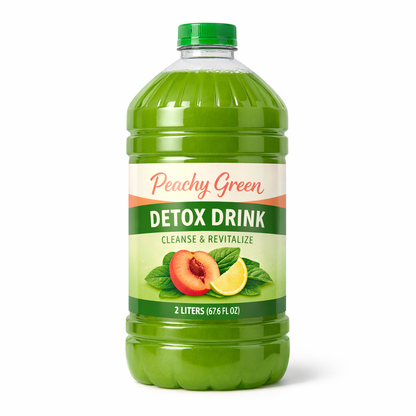 Peachy Green Detox Drink — 2L