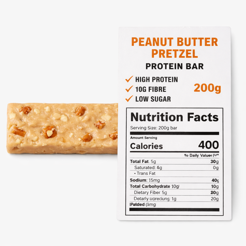 Peanut Butter Pretzel Protein Bar — 200g