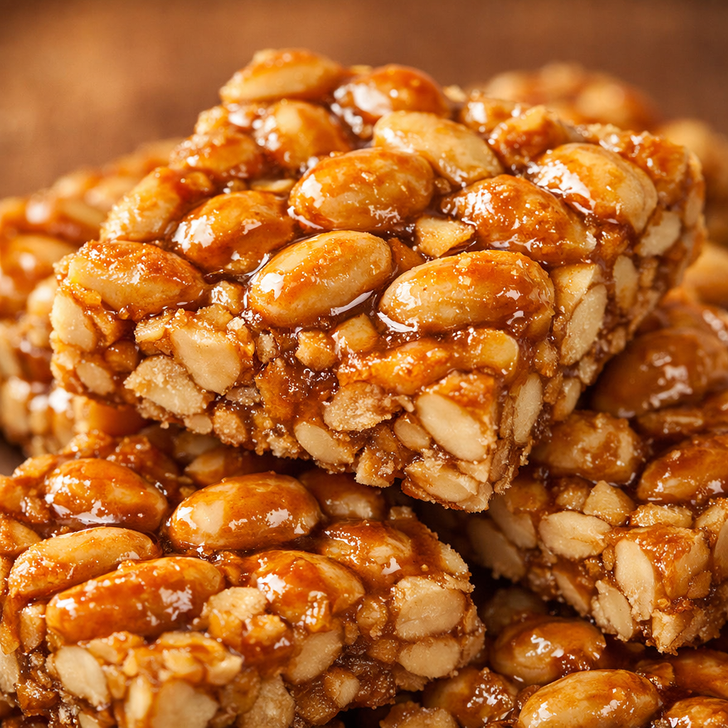 Peanut Chikki Delight — close-up