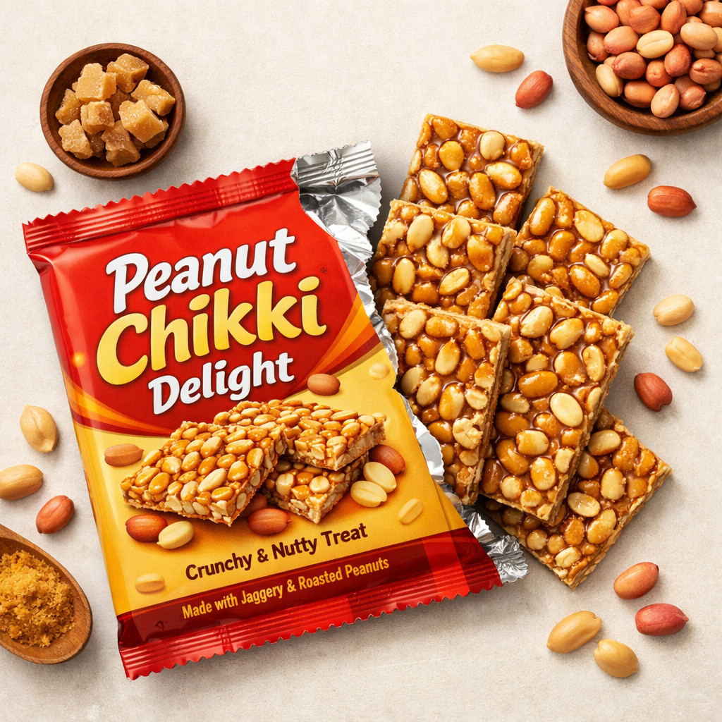 Peanut Chikki Delight — packaging