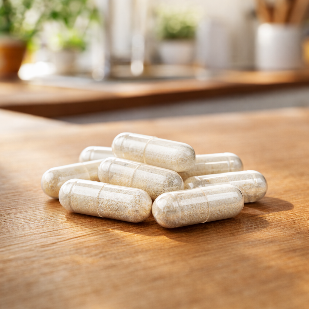 Premium Calcium with Vitamin D3 Capsules — lifestyle