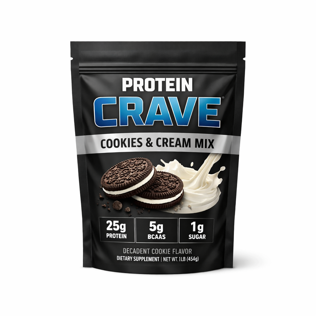 Protein Crave Cookies & Cream Mix — 500g