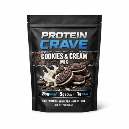 Protein Crave Cookies & Cream Mix — 1kg