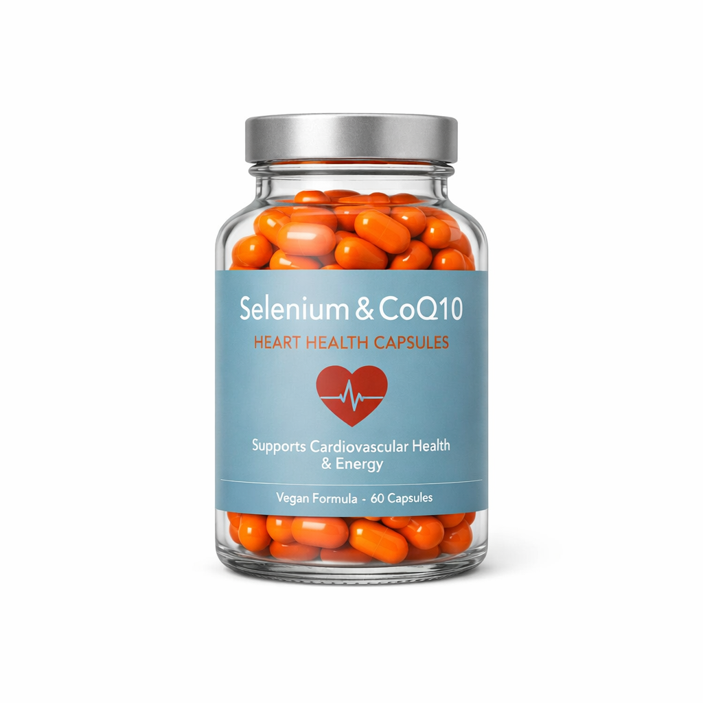 Selenium & CoQ10 Heart Health Capsules — 90mg
