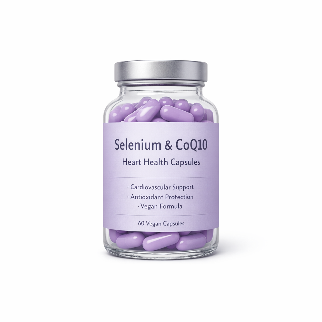 Selenium & CoQ10 Heart Health Capsules — 120mg