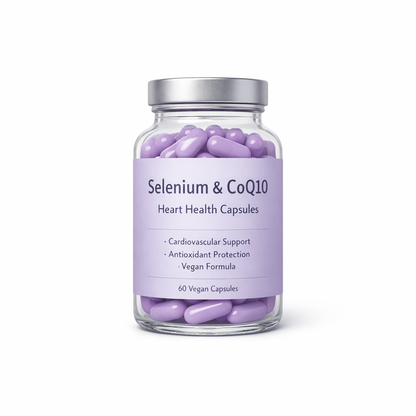 Selenium & CoQ10 Heart Health Capsules — 120mg