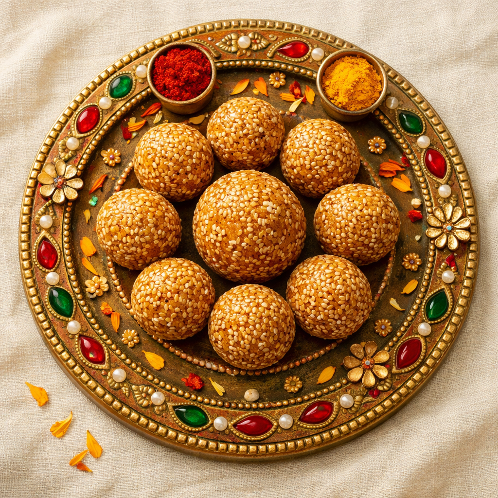 Sesame Laddoo Bliss — alternative angle shot