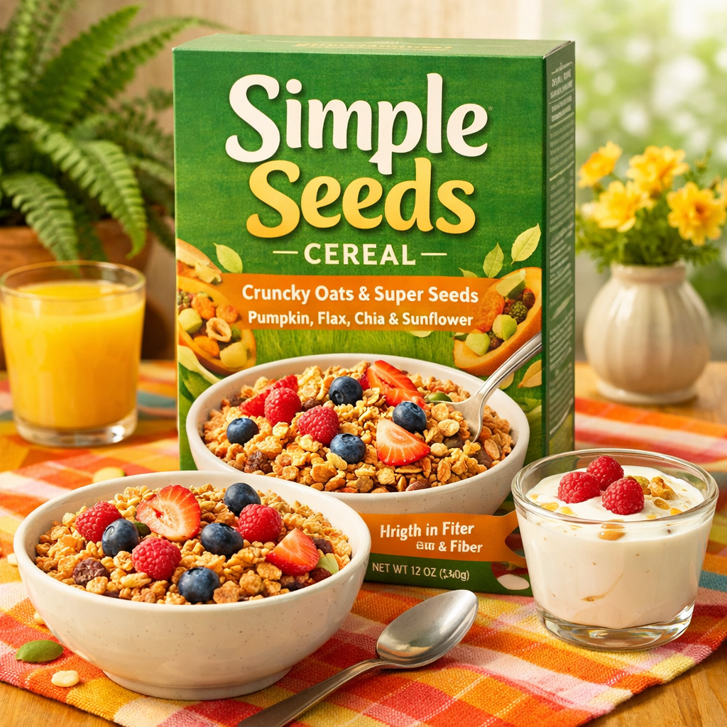 Simple Seeds Cereal — 600g / 600g
