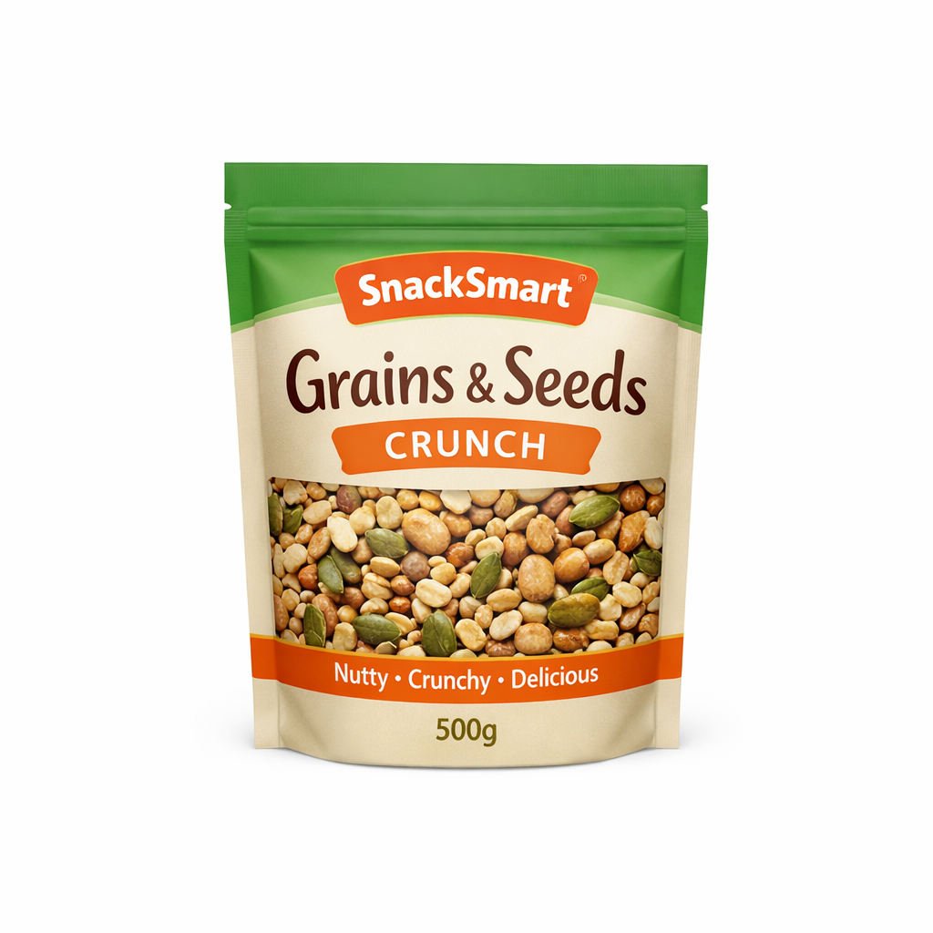 SnackSmart Grains & Seeds Crunch — 500g