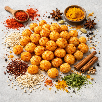 Spiced Quinoa Puffs — ingredient highlight image