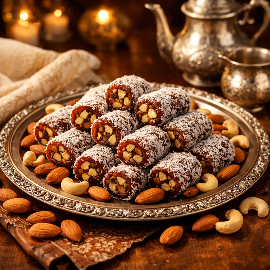 Sweet Date Roll — serving suggestion