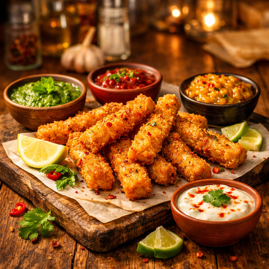 Tangy Fish Fry Sticks — in situ image