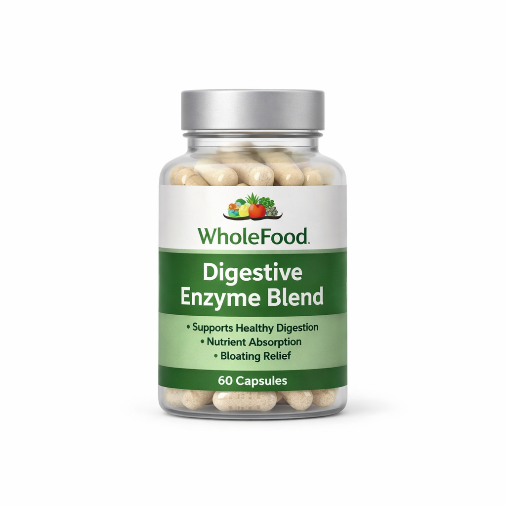 WholeFood Digestive Enzyme Blend — 60 Capsules
