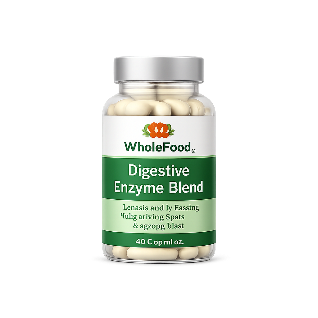WholeFood Digestive Enzyme Blend — 60 Capsules