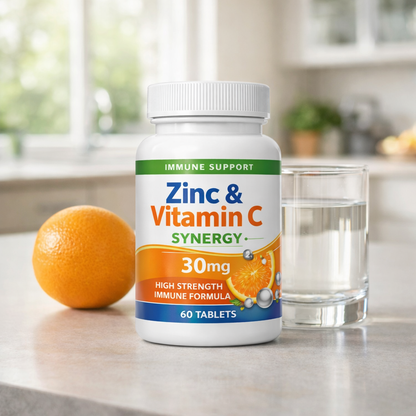 Zinc & Vitamin C Synergy Tablets — lifestyle
