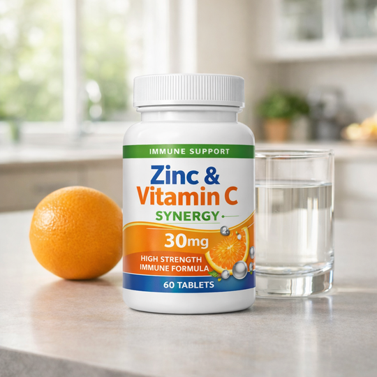 Zinc & Vitamin C Synergy Tablets — lifestyle